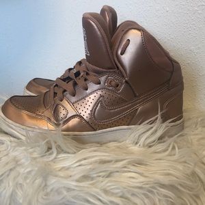 Nike Rose Gold Air Forces